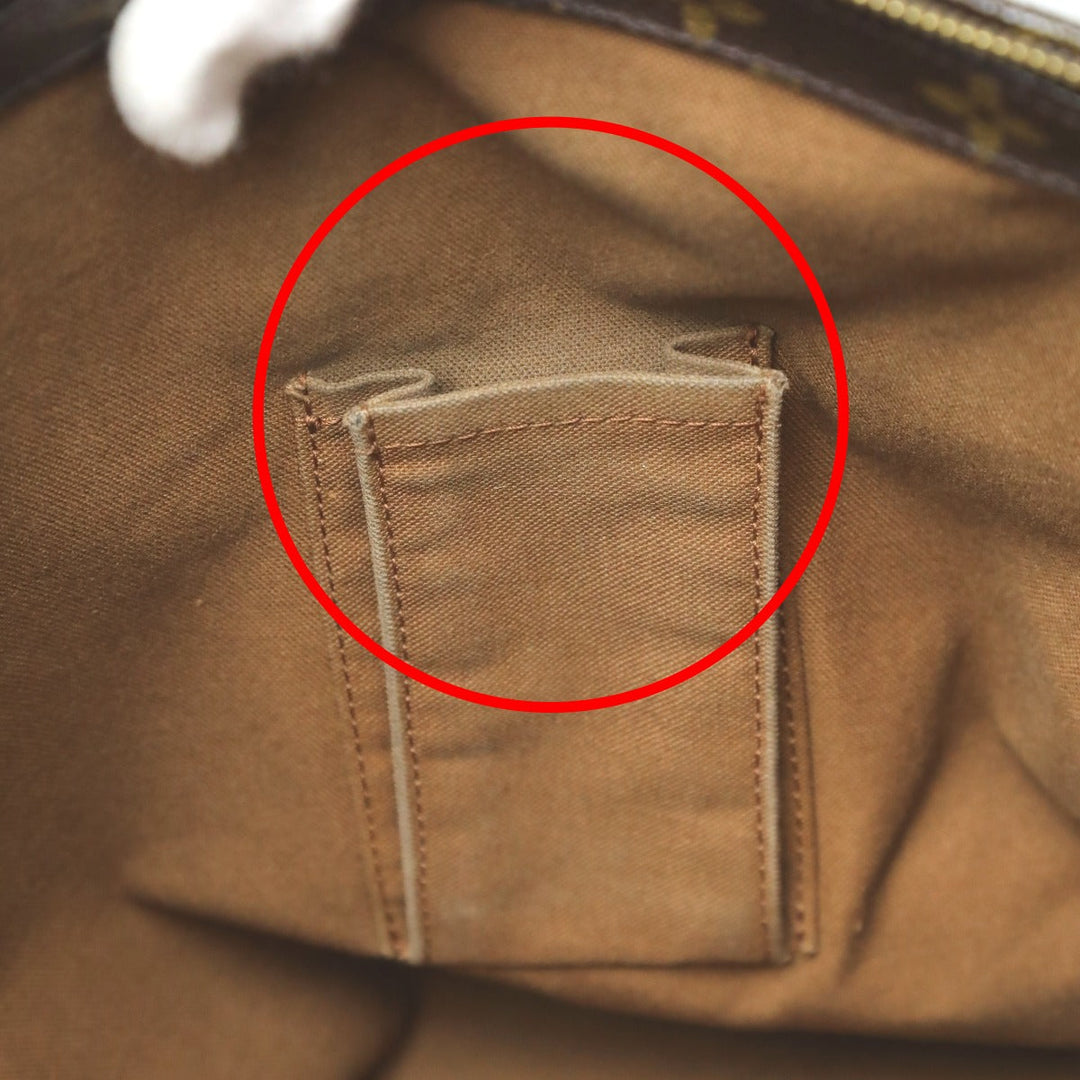 LOUIS VUITTON Tote Bag M51151 Monogram canvas Brown Tote Bag Monogram Cabas Mezzo Cabas Mezzo Women Used Authentic