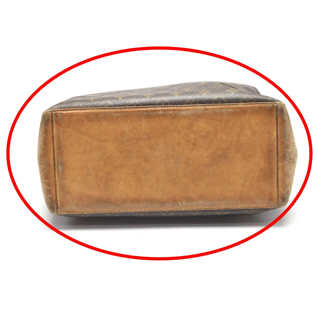 LOUIS VUITTON Tote Bag M51151 Monogram canvas Brown Tote Bag Monogram Cabas Mezzo Cabas Mezzo Women Used Authentic