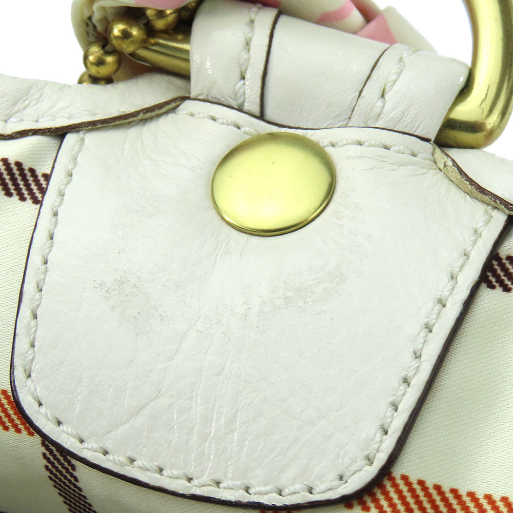 COACH Tote Bag F11791 Canvas, Leather beige Women Used Authentic