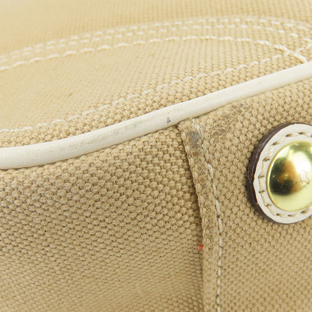 COACH Tote Bag F11791 Canvas, Leather beige Women Used Authentic