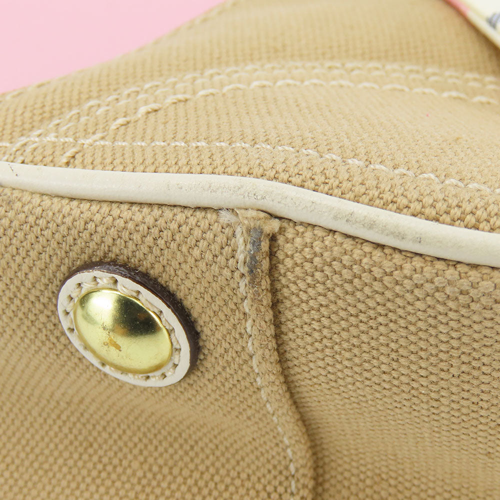 COACH Tote Bag F11791 Canvas, Leather beige Women Used Authentic