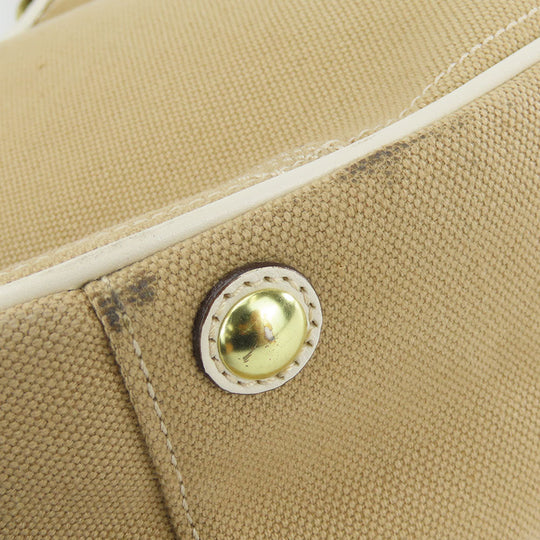 COACH Tote Bag F11791 Canvas, Leather beige Women Used Authentic