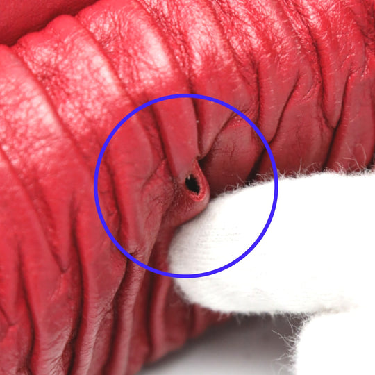 COACH Handbag 18643 leather Red Shoulder Bag 2 way bag Madison Gathered Leather Bag Women Used Authentic