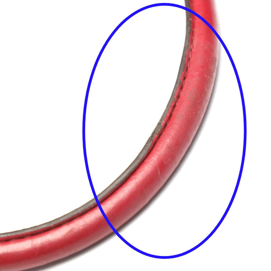 COACH Handbag 18643 leather Red Shoulder Bag 2 way bag Madison Gathered Leather Bag Women Used Authentic