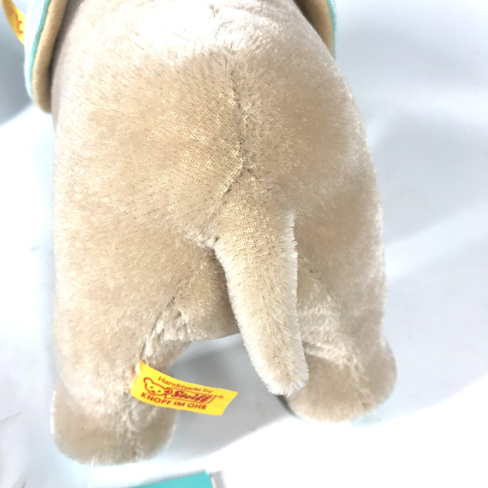 TIFFANY&Co. Plush Doll Mohair, Cotton beige Steiff collaboration animal Women Used Authentic