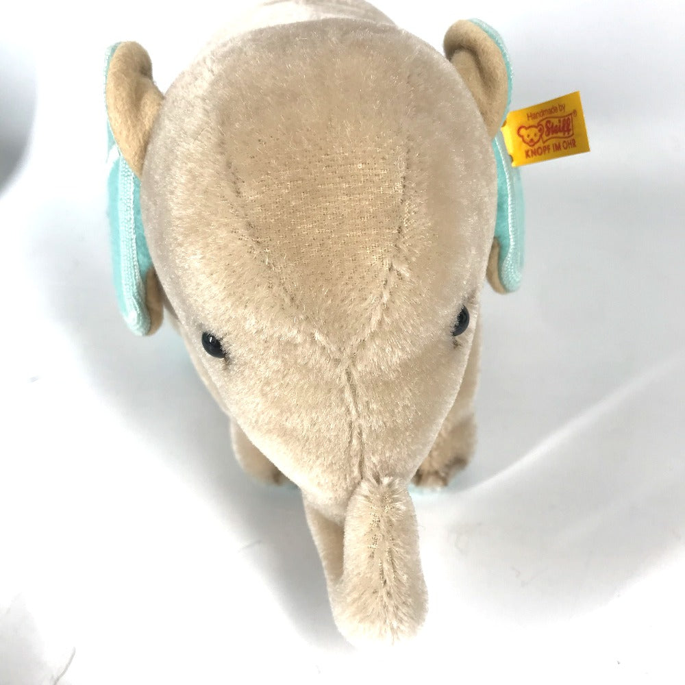 TIFFANY&Co. Plush Doll Mohair, Cotton beige Steiff collaboration animal Women Used Authentic