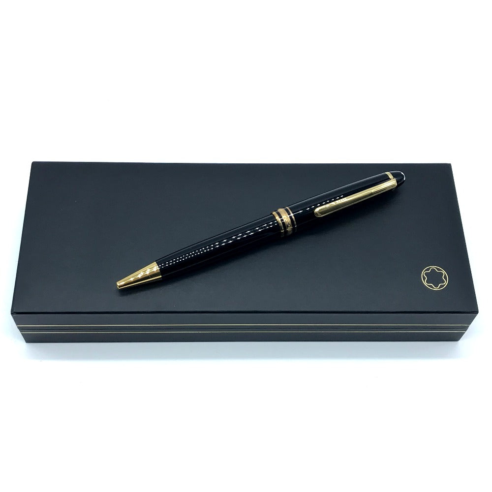 MONTBLANC Ballpoint pen Resin, Metal black Classic Meistersteck unisex(Unisex) Used Authentic
