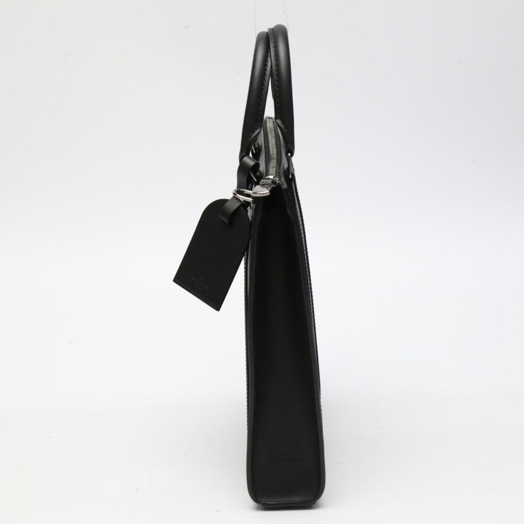 LOUIS VUITTON Tote Bag M46456 Monogram canvas black 2WAY bag Monogram Eclipse Sac Plat cloth mens Used Authentic