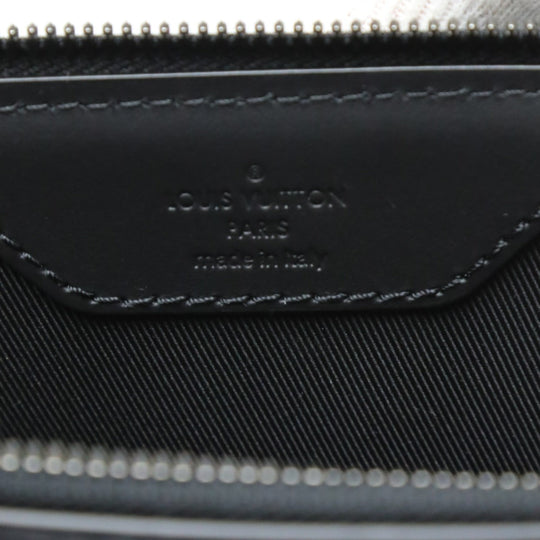 LOUIS VUITTON Tote Bag M46456 Monogram canvas black Shoulder Bag Monogram Eclipse Sac Plat Cloth mens Used Authentic