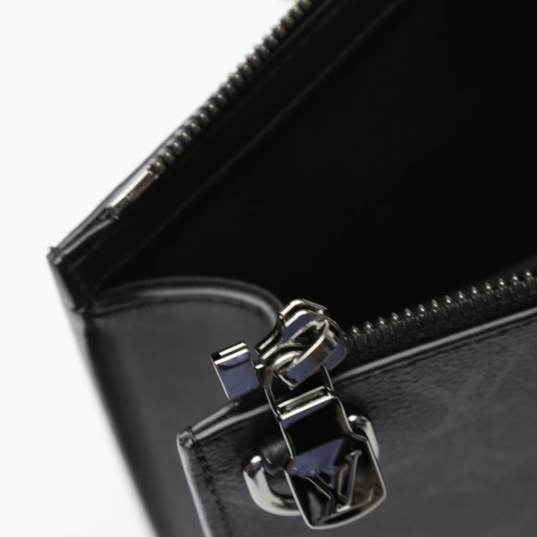 LOUIS VUITTON Tote Bag M46456 Monogram canvas black Shoulder Bag Monogram Eclipse Sac Plat Cloth mens Used Authentic