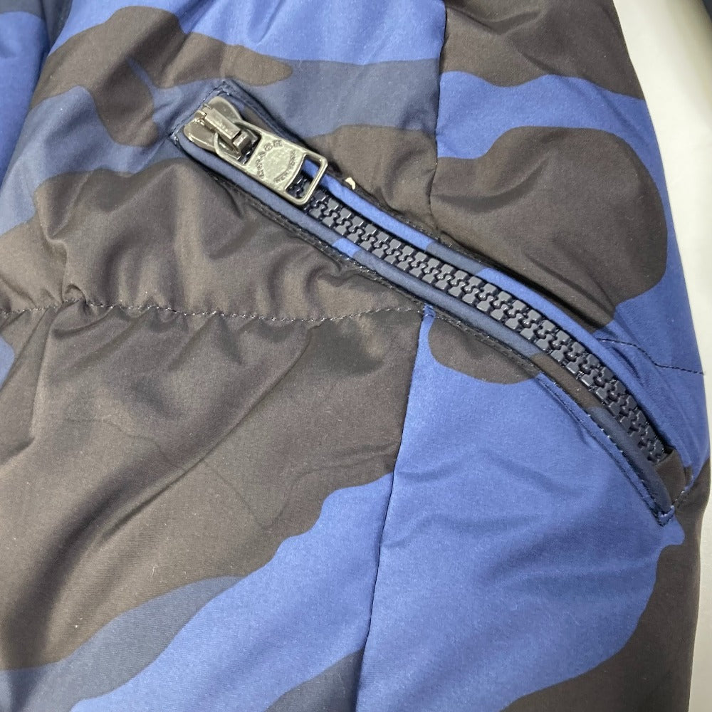 COACH Down jacket polyester blue down outer jacket apparel Camouflage camouflage Women S Used Authentic