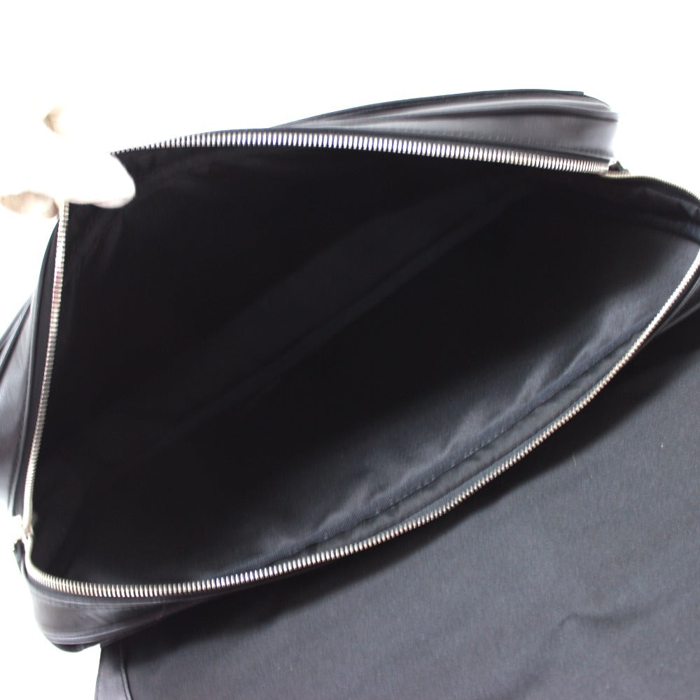 COACH Business bag F70096 leather black mens Used Authentic