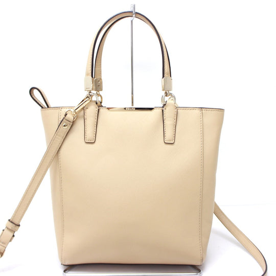 COACH Handbag 29001 Safiano leather beige Madison Mini North / South Bond Women Used Authentic