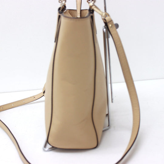 COACH Handbag 29001 Safiano leather beige Madison Mini North / South Bond Women Used Authentic