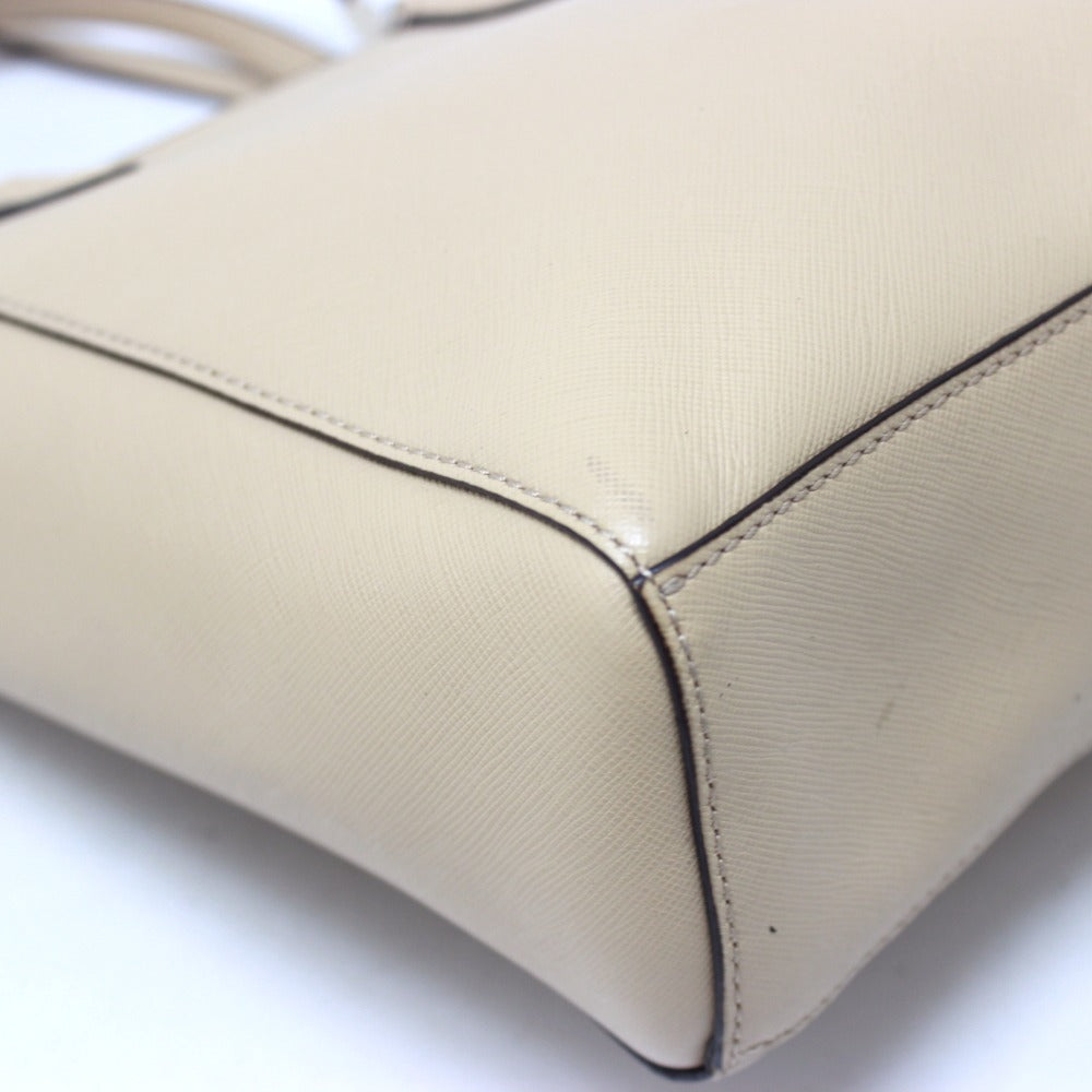 COACH Handbag 29001 Safiano leather beige Madison Mini North / South Bond Women Used Authentic