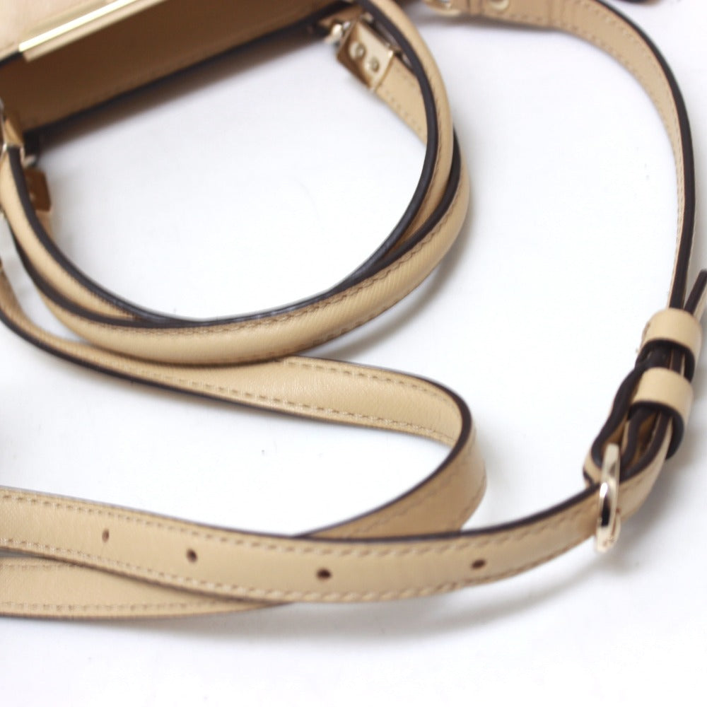 COACH Handbag 29001 Safiano leather beige Madison Mini North / South Bond Women Used Authentic