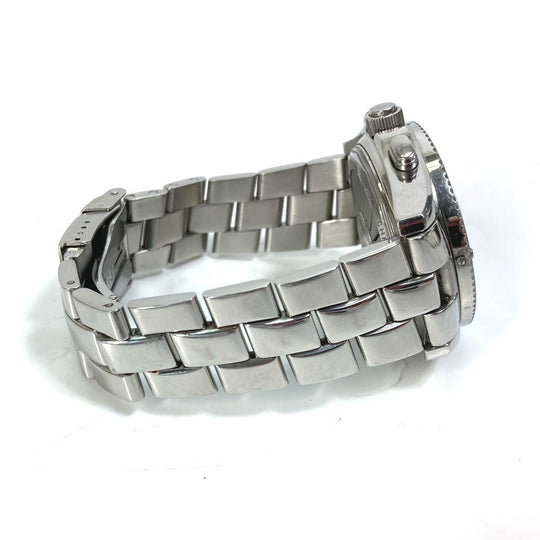 BREITLING Watches Quartz A78362 Stainless Steel Silver Chronometer Ana-Digi black dial