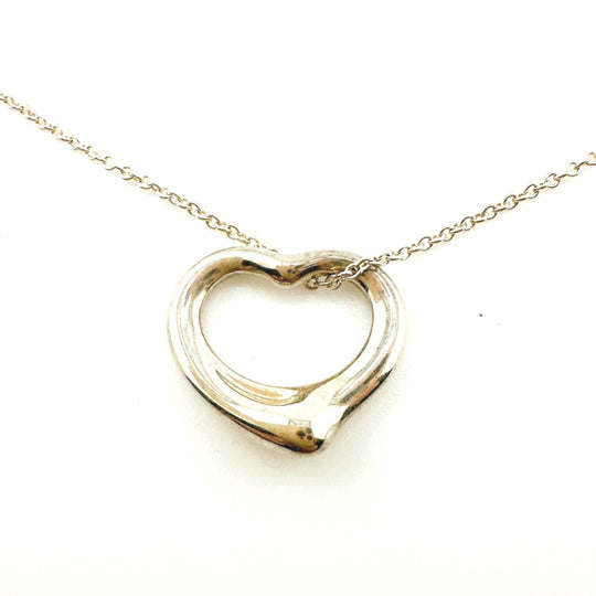 TIFFANY&Co. Necklace Silver925 Silver heart With Box Silver925 Women Used Authentic