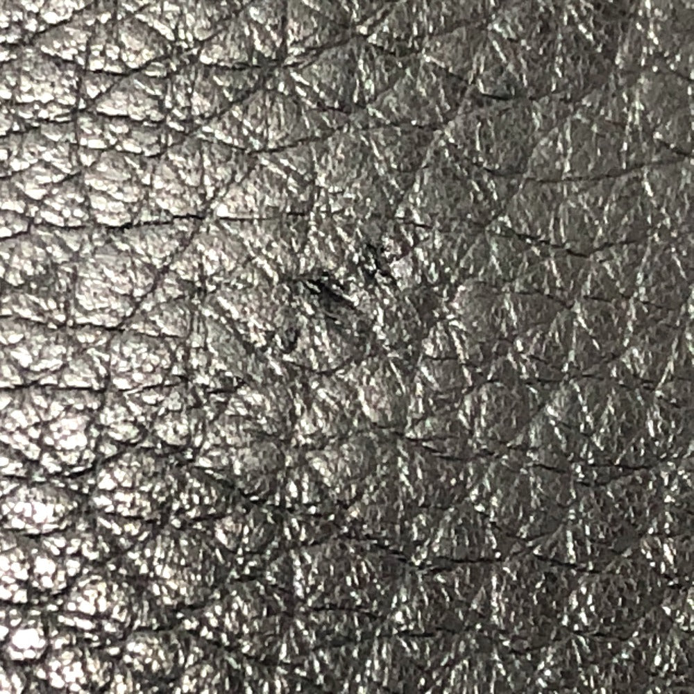 PRADA Shoulder Bag VA0802 leather black Front pocket Women Used Authentic