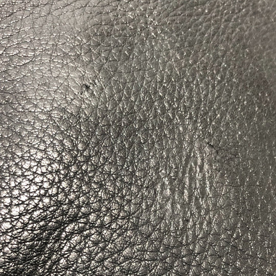 PRADA Shoulder Bag VA0802 leather black Front pocket Women Used Authentic