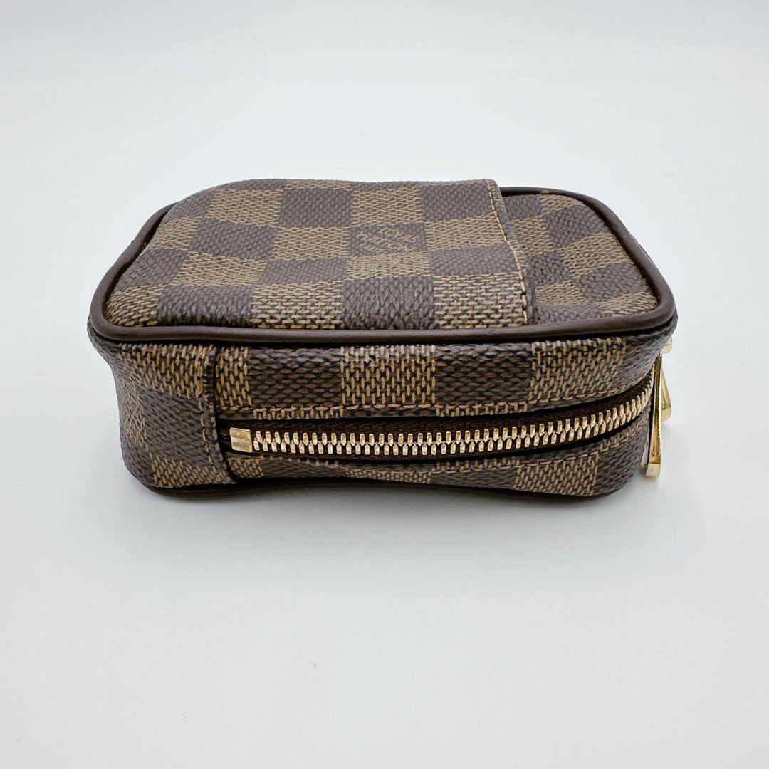 LOUIS VUITTON Pouch N61738 Damier canvas Brown Pouch Damier Etui / Okapi PM unisex(Unisex) Used Authentic