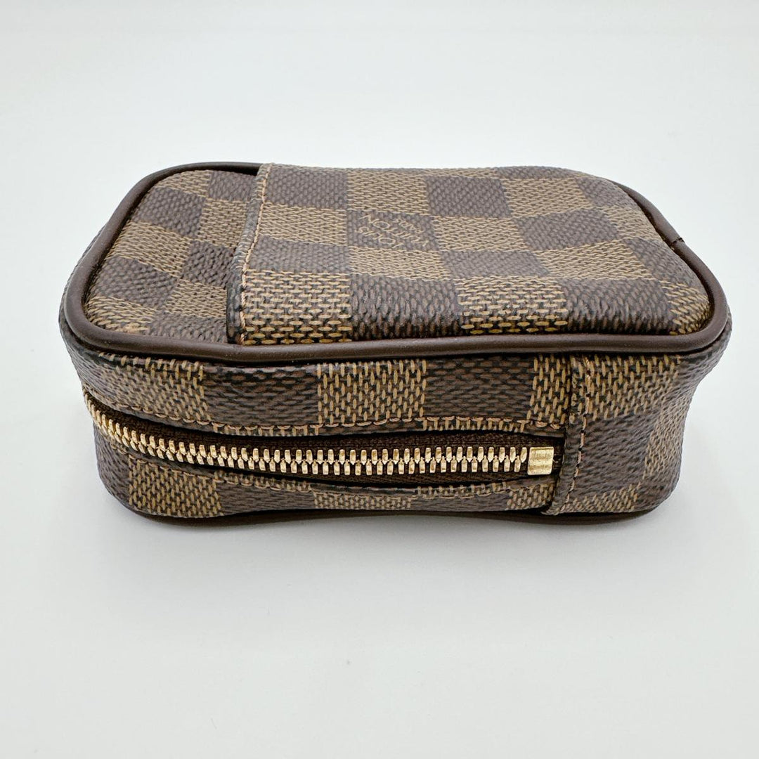 LOUIS VUITTON Pouch N61738 Damier canvas Brown Pouch Damier Etui / Okapi PM unisex(Unisex) Used Authentic