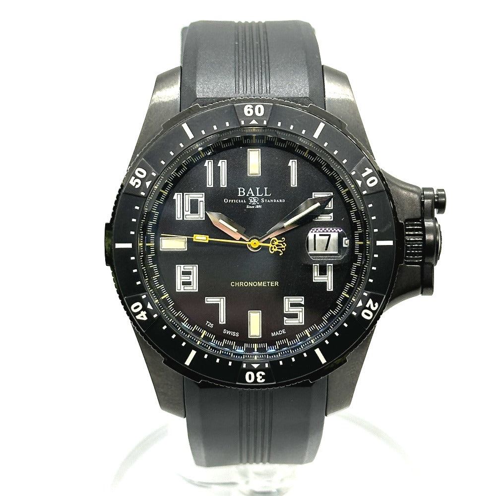 BALLWATCH Watches Mechanical Automatic DM2176A Stainless Steel black Engineer Hydrocarbon black dial mens Used Authentic