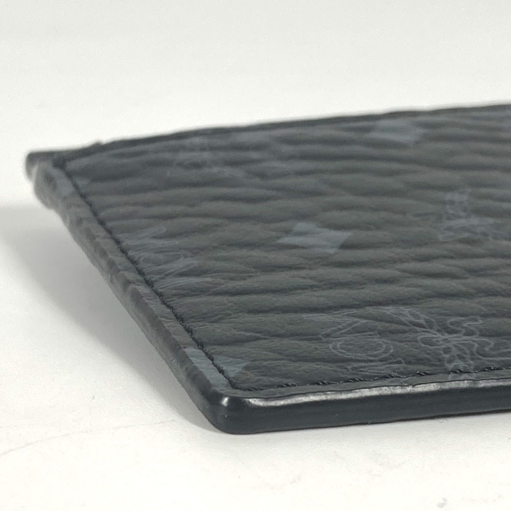 MCM Coin case leather black Looney Tunes collaboration Visetos Tweety Women Used Authentic