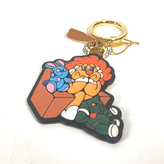 MCM key ring leather Brown SAMBYPEN collaboration Sam By Pen Rabbit Animal mens Used Authentic