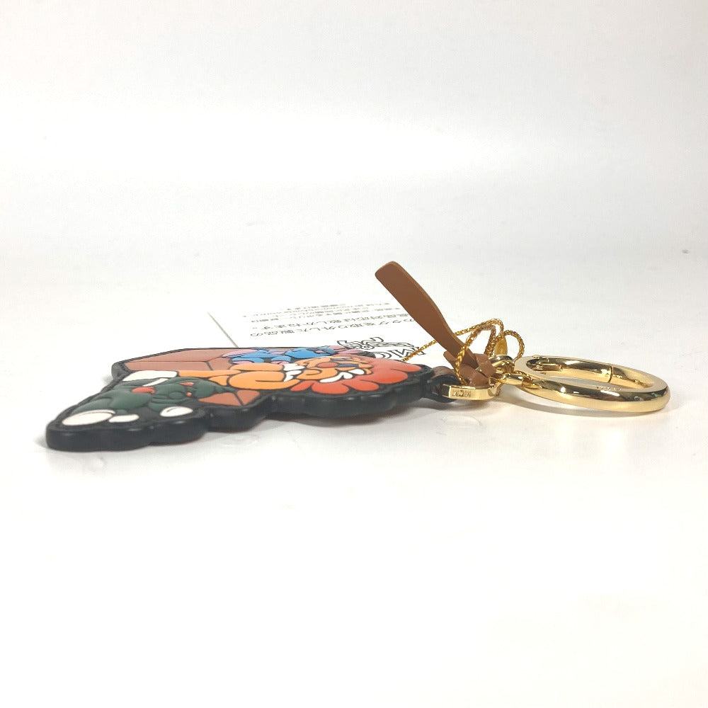 MCM key ring leather Brown SAMBYPEN collaboration Sam By Pen Rabbit Animal mens Used Authentic