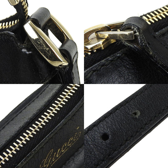 GUCCI Shoulder Bag 203257 GG canvas black GG canvas