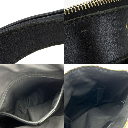 GUCCI Shoulder Bag 203257 GG canvas black GG canvas