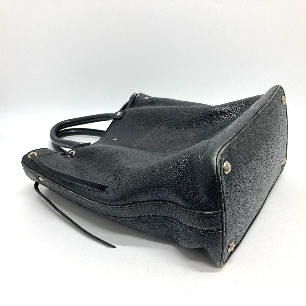 LOUIS VUITTON Tote Bag M95252 leather black Tobago T & B Women Used Authentic