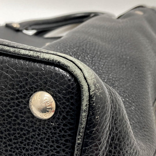 LOUIS VUITTON Tote Bag M95252 leather black Tobago T & B Women Used Authentic