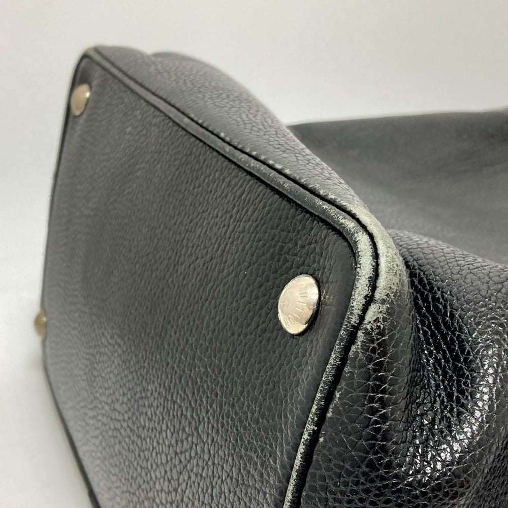 LOUIS VUITTON Tote Bag M95252 leather black Tobago T & B Women Used Authentic