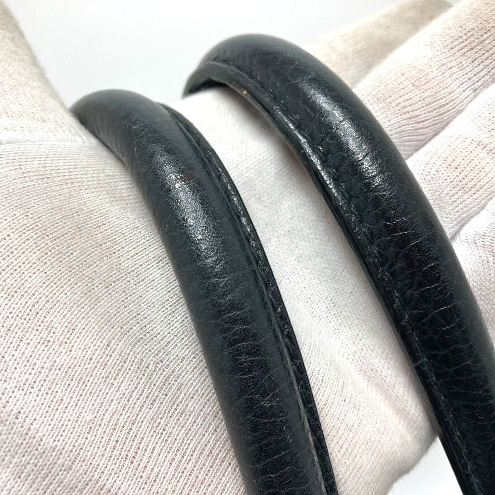 LOUIS VUITTON Tote Bag M95252 leather black Tobago T & B Women Used Authentic