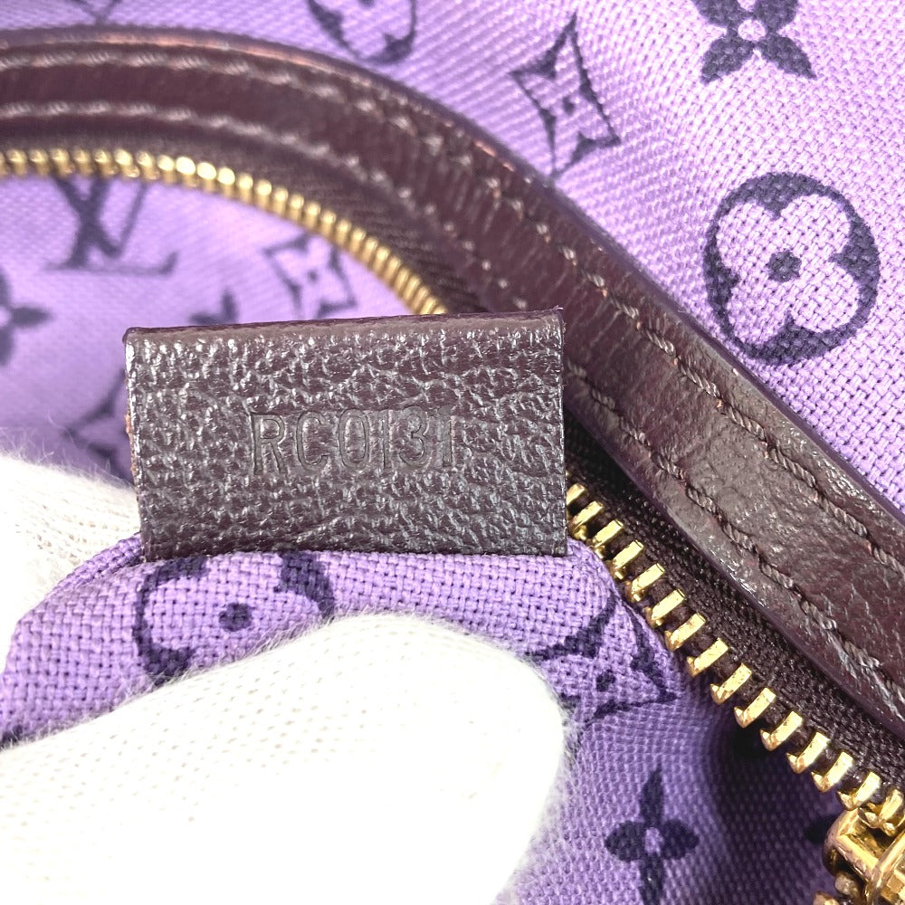 LOUIS VUITTON Tote Bag M93771 Canvas / leather green Eyeall hippo PM Women Used Authentic