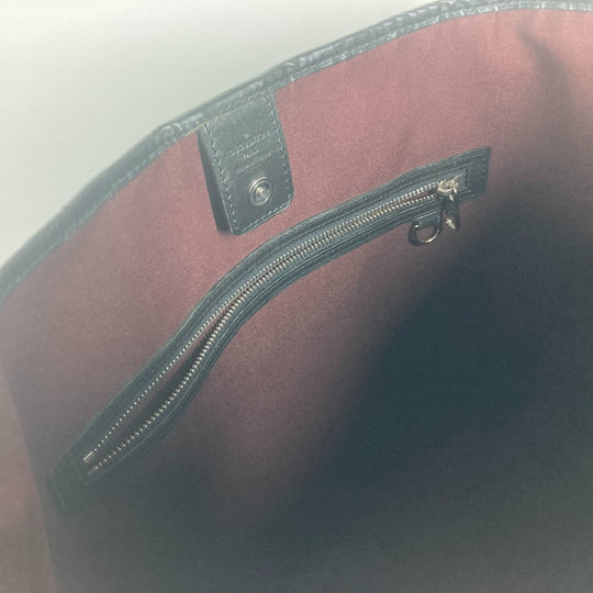 LOUIS VUITTON Tote Bag M56708 Monogram macacer canvas Brown Monogram macacer Davis mens Used Authentic