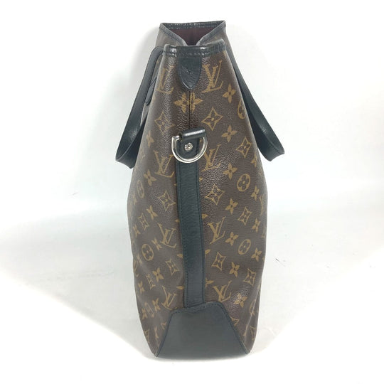LOUIS VUITTON Tote Bag M56708 Monogram macacer canvas Brown Monogram macacer Davis mens Used Authentic