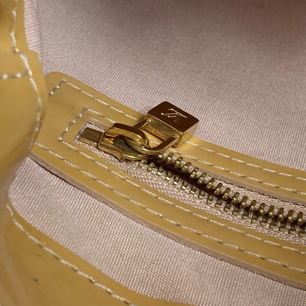 LOUIS VUITTON Tote Bag M91642 Monogram Vernis beige Monogram Vernis Wilshire PM