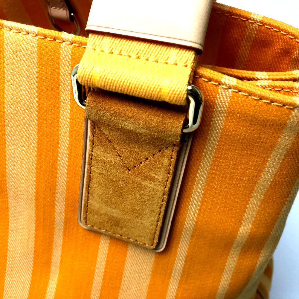 LOUIS VUITTON Tote Bag M94145 canvas yellow plan soleil Hippo PM Women Used Authentic