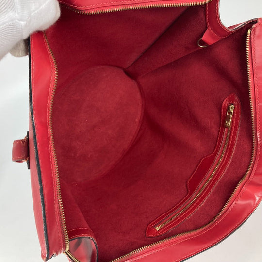 LOUIS VUITTON Shoulder Bag M52267 Epi Leather Red Epi Sunjack shopping Women Used Authentic