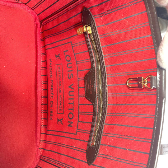 LOUIS VUITTON Tote Bag N41359 Damier canvas Brown Damier Never full PM