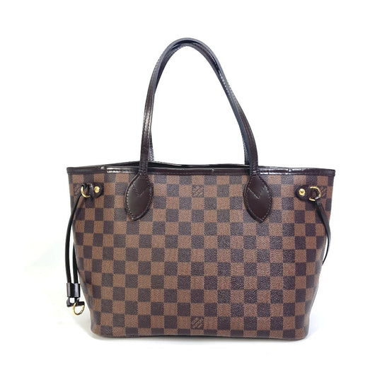 LOUIS VUITTON Tote Bag N41359 Damier canvas Brown Damier Never full PM