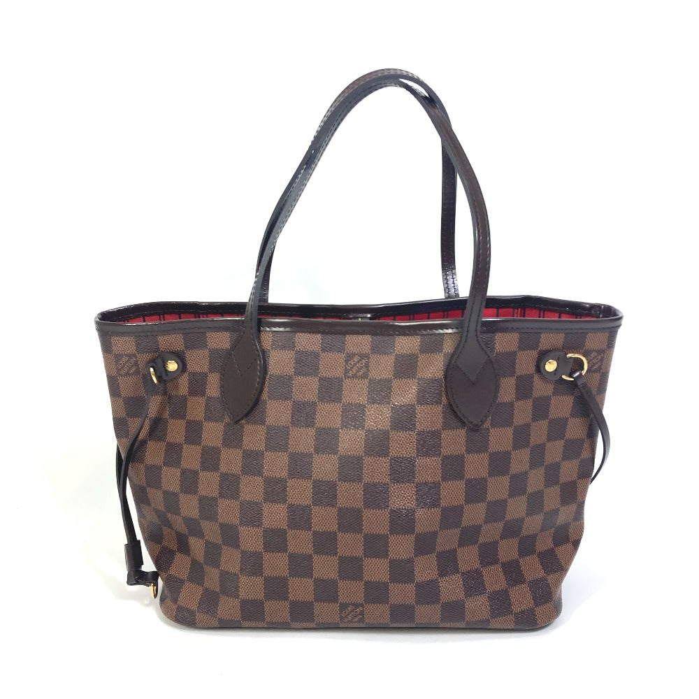 LOUIS VUITTON Tote Bag N41359 Damier canvas Brown Damier Never full PM