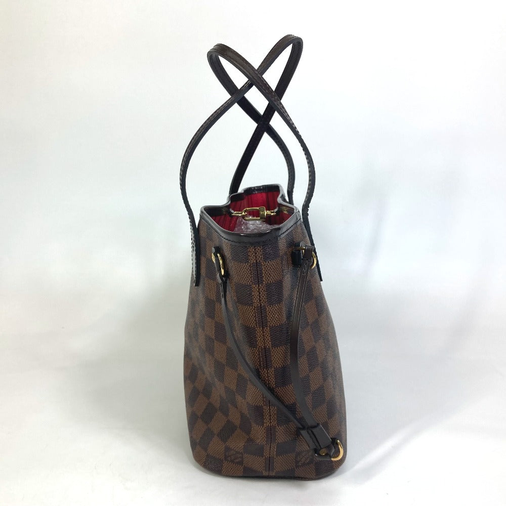 LOUIS VUITTON Tote Bag N41359 Damier canvas Brown Damier Never full PM