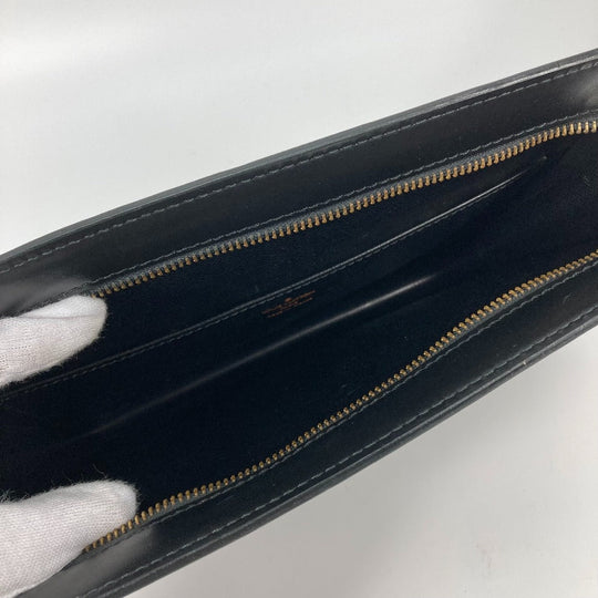 LOUIS VUITTON business bag M52522 Epi Leather black Epi Pochette homme mens Secondhand Authentic