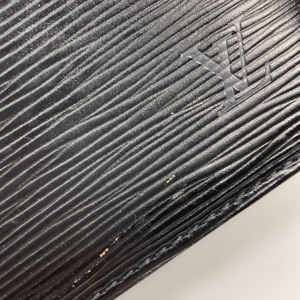 LOUIS VUITTON business bag M52522 Epi Leather black Epi Pochette homme mens Secondhand Authentic