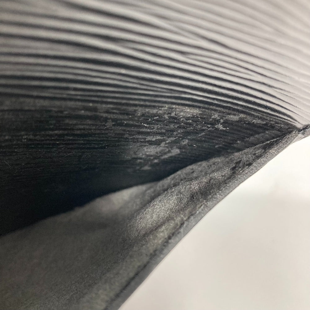 LOUIS VUITTON business bag M52522 Epi Leather black Epi Pochette homme mens Secondhand Authentic