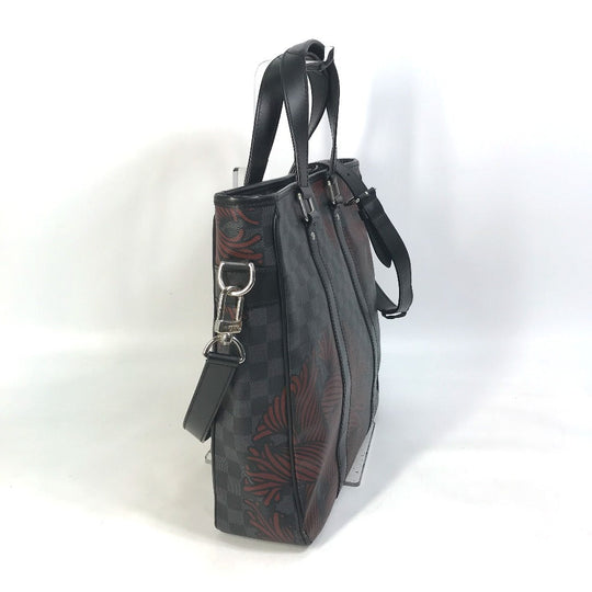 LOUIS VUITTON Tote Bag ‚m41717 Damier Grafitto Canvas black Christopher Nemeth PM Tadao mens Used Authentic